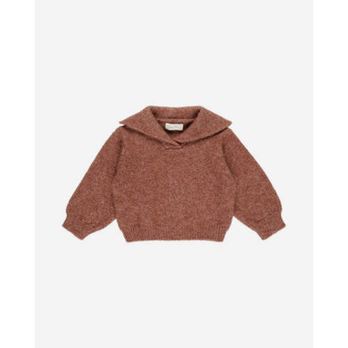 3-6M: Cash Pullover || Heathered Brick