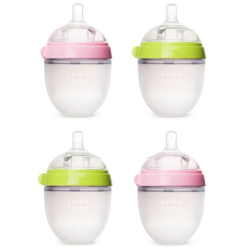 Comotomo Natural Feel 5 oz Baby Bottle - 4 Pack