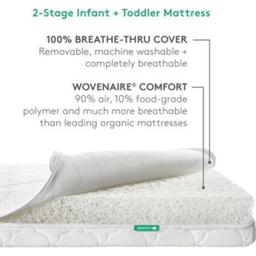 Newton Washable Crib Mattress, 2-Stage