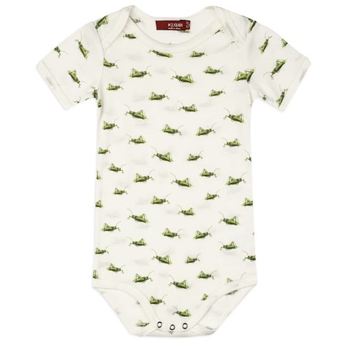 Grasshopper Organic Cotton Short Sleeve One Piece (6-12M)