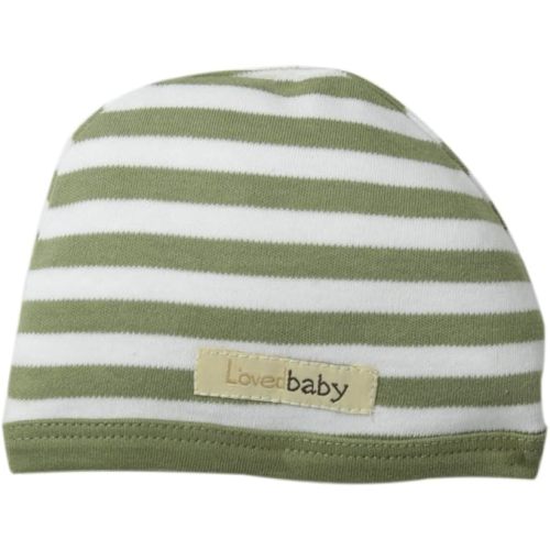 L'ovedbaby Organic Infant Cap - Baby - Newborn - Sage/White