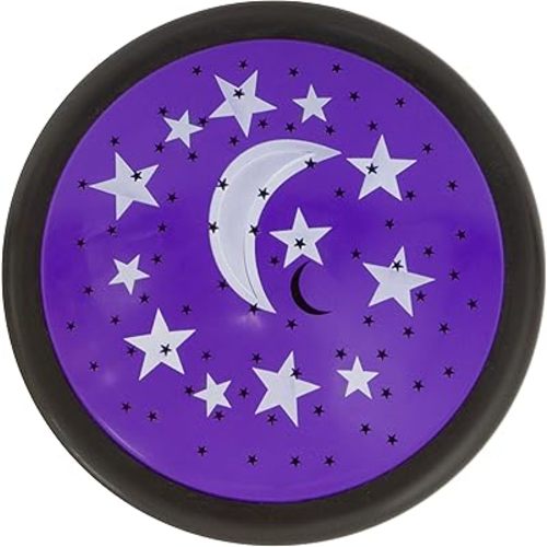 GE LED Moon and Star Projector Night Light, Battery Operated Tap Light, Ideal for Kids Bedrooms, Playrooms, and Nurseries – 17457