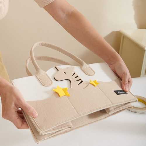 Sunveno Cartoon Diaper Storage Basket