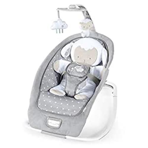 Amazon.com: Ingenuity 2-in-1 Lightweight Infant to Toddler Rocker and Baby Bouncer - Tummy Time Mat, Vibrations & Sounds, 0-30 Months Up to 40 lbs (Cuddle Lamb) : Everything Else