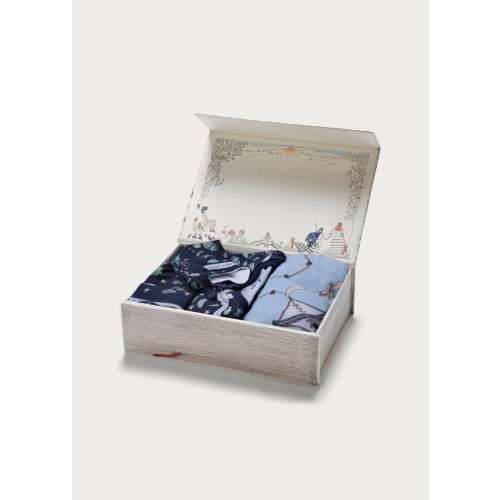Enchanted Forest X Bird of Paradise (Blue) - Baby Gift Set