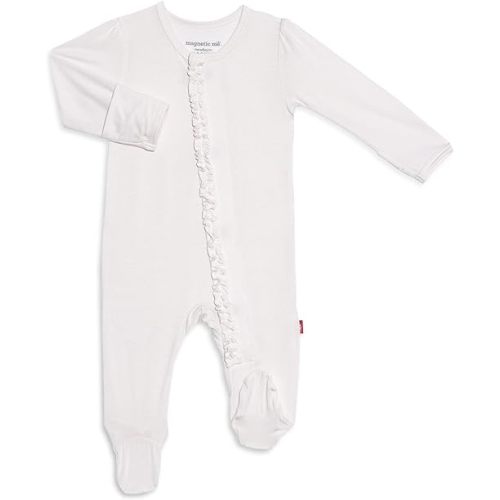 Magnetic Me Footie Pajamas Soft Modal Baby Sleepwear with Quick Magnetic Fastener | Boys and Girls Sleeper Preemie-24 Months