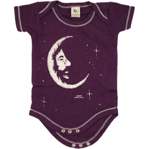 Grateful Dead Jerry Moon Purple Onesie - 6M