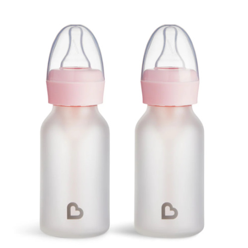 Bond™ Silicone Glass Bottle 4oz or 8oz, 2pk | Munchkin