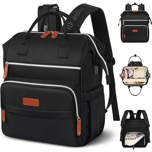 Diaper Bag Backpack, Baby Boy Diaper Bags for Moms Dads, Multifunction Baby Bag With Changing Pad Insulated Pockets, Waterproof Mommy Bag for Boys Girls, Travel Essentials Large Diaper Backpack