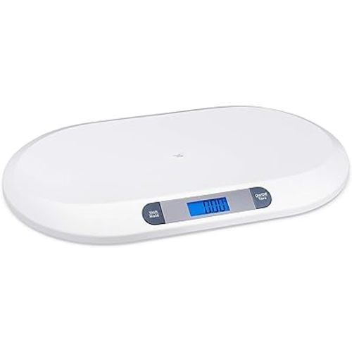 Smart Weigh Digital Baby Scale, Infant Scale for Weighing Pet Scale for Puppy and Cat in Pounds, Ounces, Kilograms, Accurate Digital Scale for Infants, Toddlers, and Babies up to 44 Lbs.