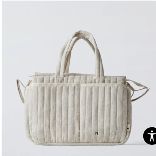 STRIPED DIAPER BAG PACK