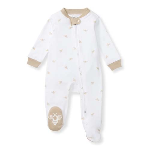 Golden Bee Organic Cotton Sleep & Play - Hummus – Burt's Bees Baby