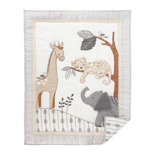 ever & ever™ Jungle 4-Piece Crib Bedding Set in Cream - CREAM - CRIB SET
