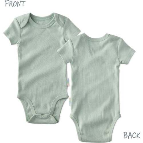 AVERY 5-Pack Short Sleeve Bodysuits, Seafoam - butterblu | Maisonette
