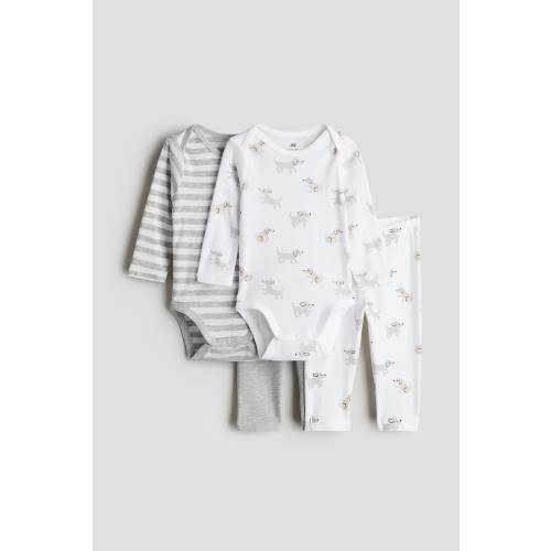 4-PIECE COTTON JERSEY SET