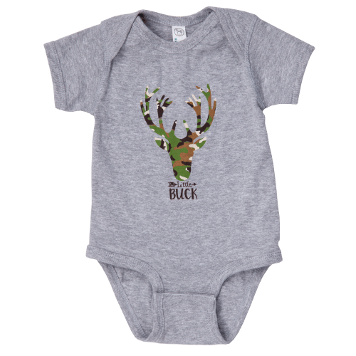 Bass Pro Shops Camo Little Buck Short-Sleeve Bodysuit for Babies