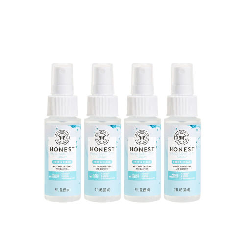 Hand Sanitizer Spray, Free + Clear, 4-Pack