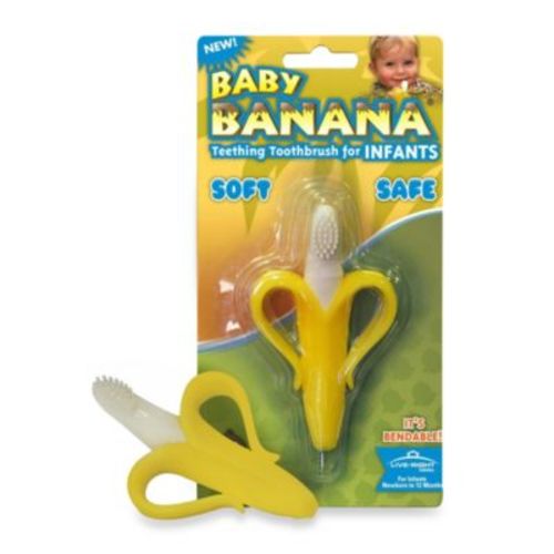 Baby Banana® Bendable Teething Toothbrush for Infants - BANANA YELLOW - TOOTHBRUSH