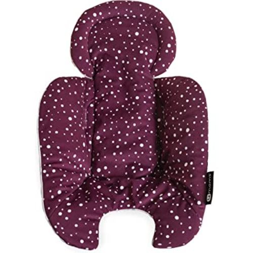 4moms RockaRoo and MamaRoo Infant Insert, Machine Washable, Soft, Plush Fabric, Reversible Design, Maroon