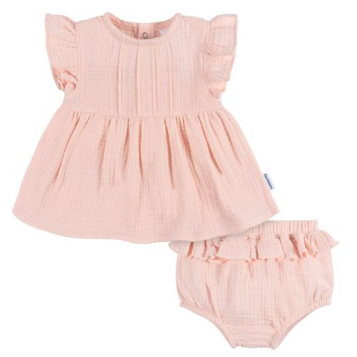 Gerber Baby Girls' Dress And Diaper Cover - Ditsy Floral - 24 Months - 2-piece