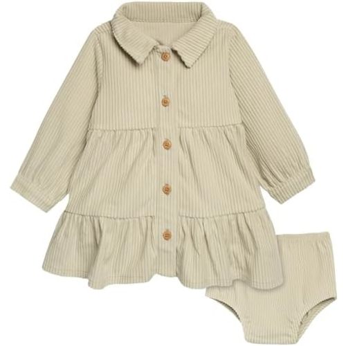 Modern Moments by Gerber Baby Girls' Corduroy Dress Set