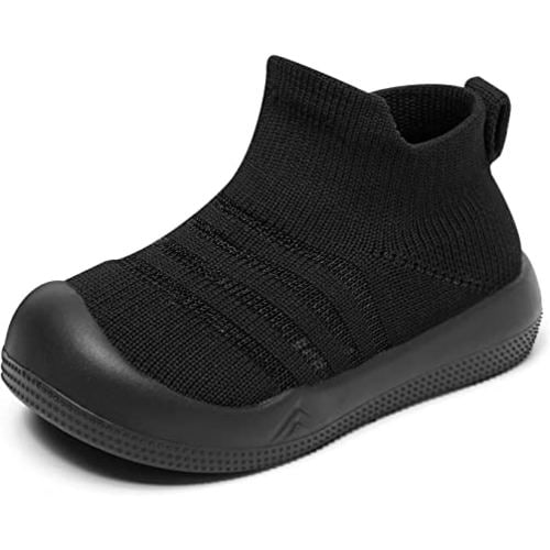 Eashi Baby Boy Girl Non-Skid Indoor Infant Walking Shoes Breathable Warm Elastic Sock Shoes with Memory Sole Protect Toes Outdoor Sneakers