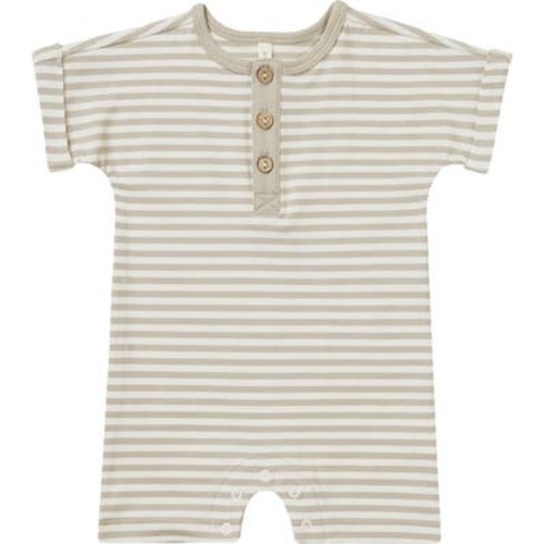 Stripe Short Sleeve Knit Romper, 3-6M