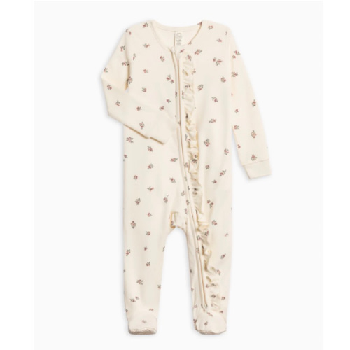 Neve Ruffle Zipper Footie