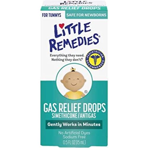 Little Remedies Gas Relief Drops for Tummy's, Natural Berry, 0.5 oz
