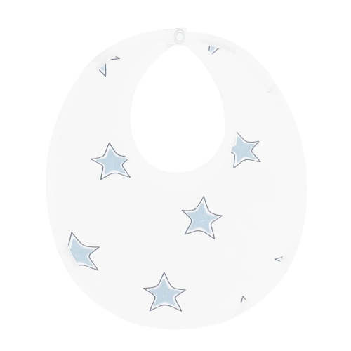 Blue Stars Print Bib