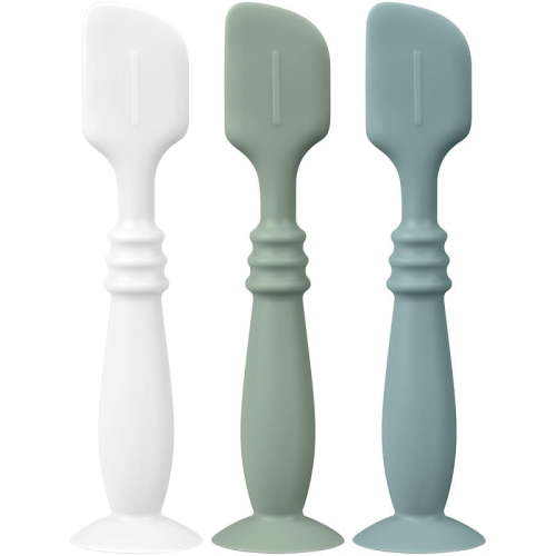 3 Packs Silicone Diaper Cream Applicator with Suction Base, Diaper Cream Spatula Applicator for Babies, Soft Silicone Diaper Cream Brush (Shifting Sand/Blush/Mauve)