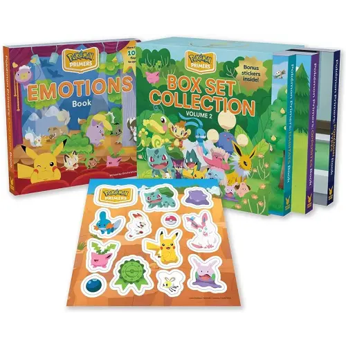 Pokémon Primers: Box Set Collection Volume 2: Opposites, Habitats, Emotions, and Types (10)