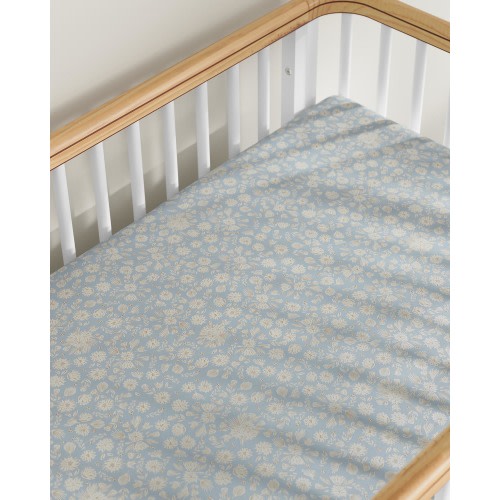 Bloom Sheet Set | Organic Crib Sheets | Nestig