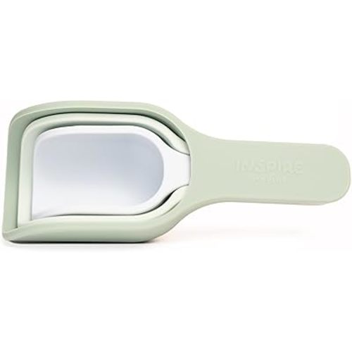 Inspire My Play - 3 x Silicone Nesting Scoops - Perfect for Sensory PlayTray - Sensory Bin Accessories - Special Education Classroom Supplies - Montessori Education Toys - Multi-Purpose Shovel - Green