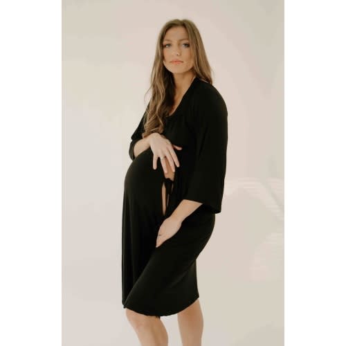 Lila Organic Bamboo Labor & Postpartum Gown