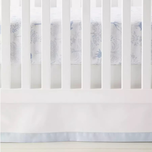 Border Frame Crib Skirt | Serena and Lily
