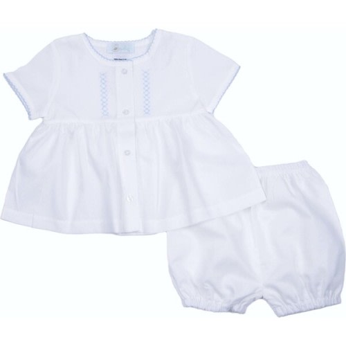 Classic Batiste Diaper Set, White - Cuclie | Maisonette