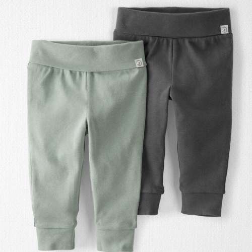 Multi Baby 2-Pack Organic Cotton Joggers | Carter’s Oshkosh Canada