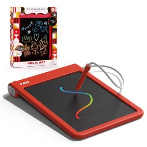 FAO Schwarz Magic Art LCD Drawing Tablet: Creativity Activity Surface with Stylus