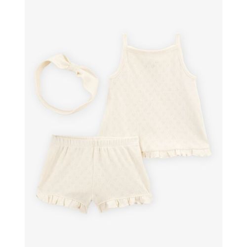 Baby 3-Piece Pointelle Heart Set - Cream - Carter's | Carter's