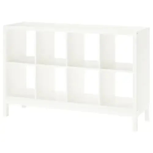 IKEA KALLAX Shelving unit with underframe - white/white 57 7/8x37 "