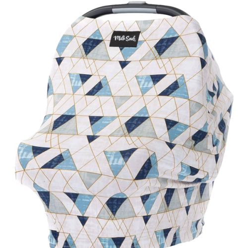 Milk Snob Original 5-in-1 Cover - Nursing Cover for Breastfeeding - Baby Car Seat Cover, Carseat Canopy & Stroller - Essential All-in-One Cover - Gift for Mom, Baby (Levi)