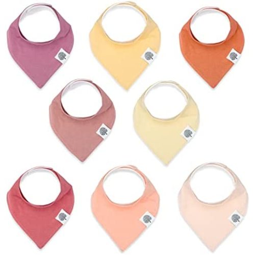 Parker Baby Bandana Drool Bibs 8 Pack Baby Bibs for Boys, Girls, Unisex - Soft & Stylish Teething Bibs for Babies