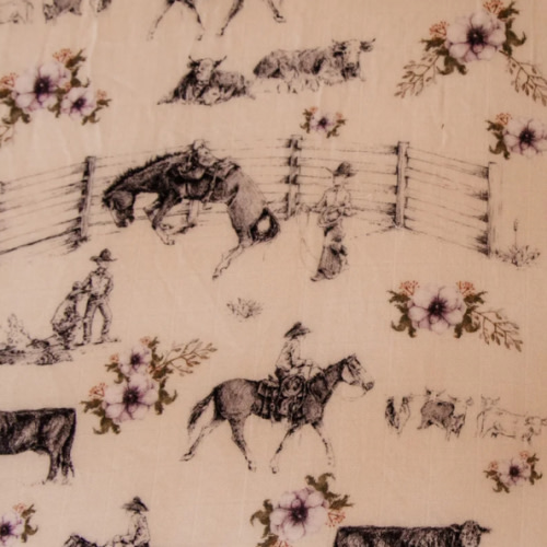 Western Serenity Bamboo Muslin Crib Sheet – Cowkid Clothing Company