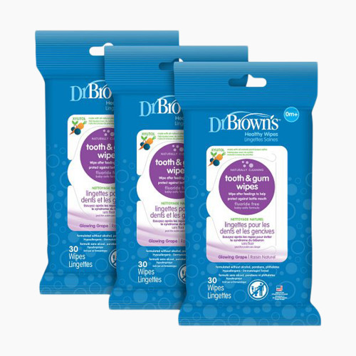 Dr. Brown's Tooth and Gum Wipes - 90