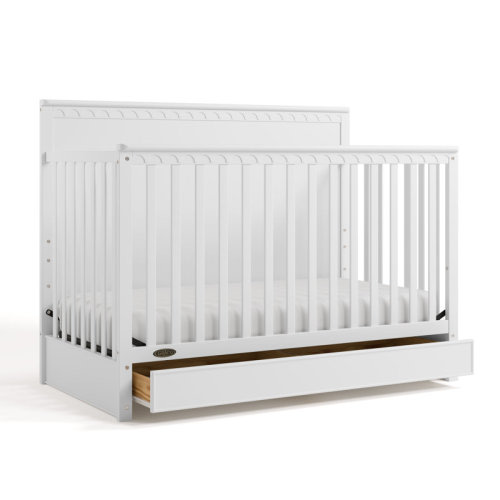 Graco Sasha 5-In-1 Convertible Crib With Drawer & Reviews | Birch Lane