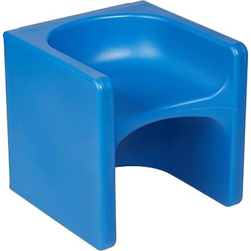 ECR4Kids Tri-Me 3-In-1 Cube Chair, Kids Furniture, Blue
