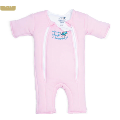 Pink Baby Merlin’s Magic Sleepsuit – Cozy 100% Cotton Baby Sleepwear