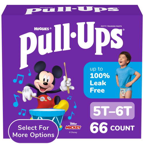 Pull-Ups Boys' Potty Training Pants, 5T-6T (46-60 lbs), 60 Count (Select for More)