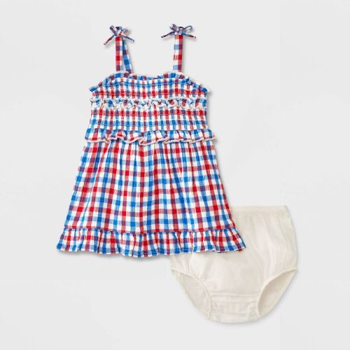 Baby Girls' Gingham Dress - Cat & Jack™ 12m